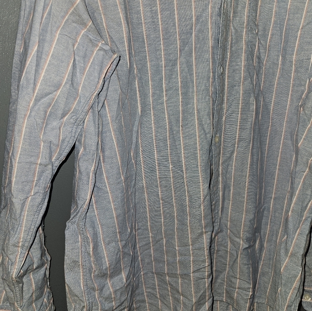 Gap Mens Long Sleeve Button Up Dress Shirt Size Xl - Picture 3 of 11
